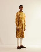 Desert Print Silk Kurta view 2