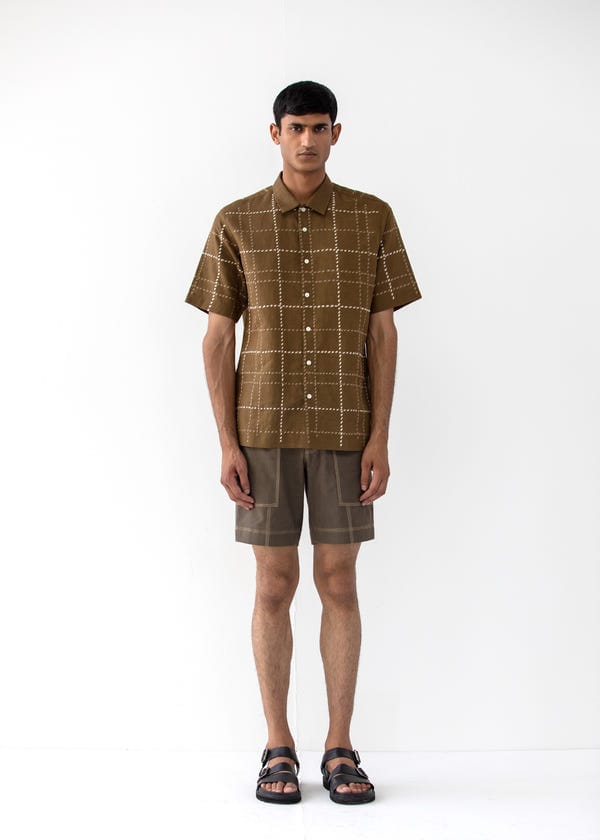 Countrymade India — MILITARY TARTAN SHIRT