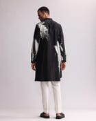 Charcoal Shadow Kurta view 2