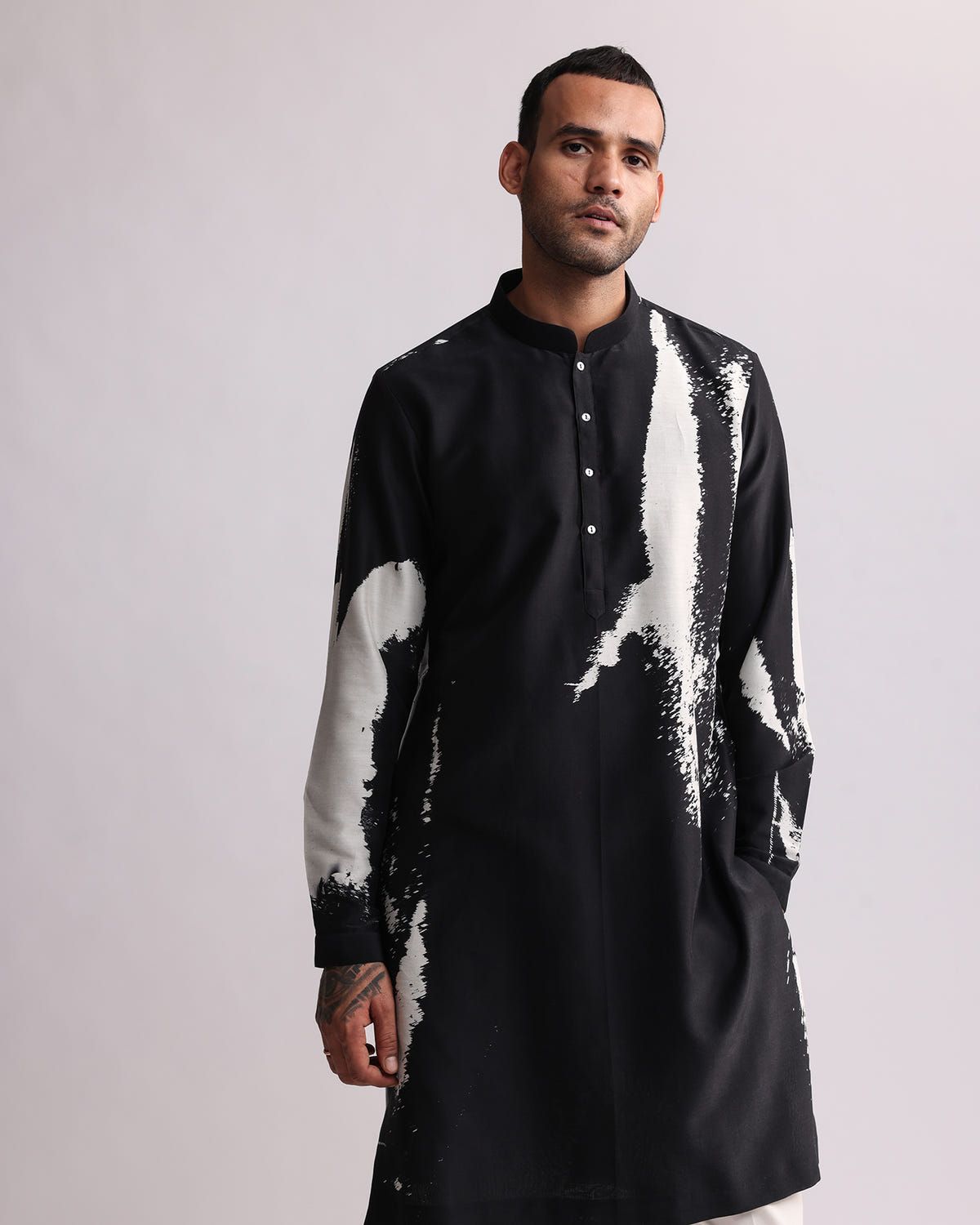 Charcoal Shadow Kurta - image 4