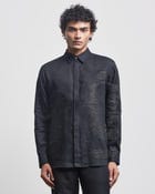 BLUR SHADOW EMBROIDERED SHIRT view 1