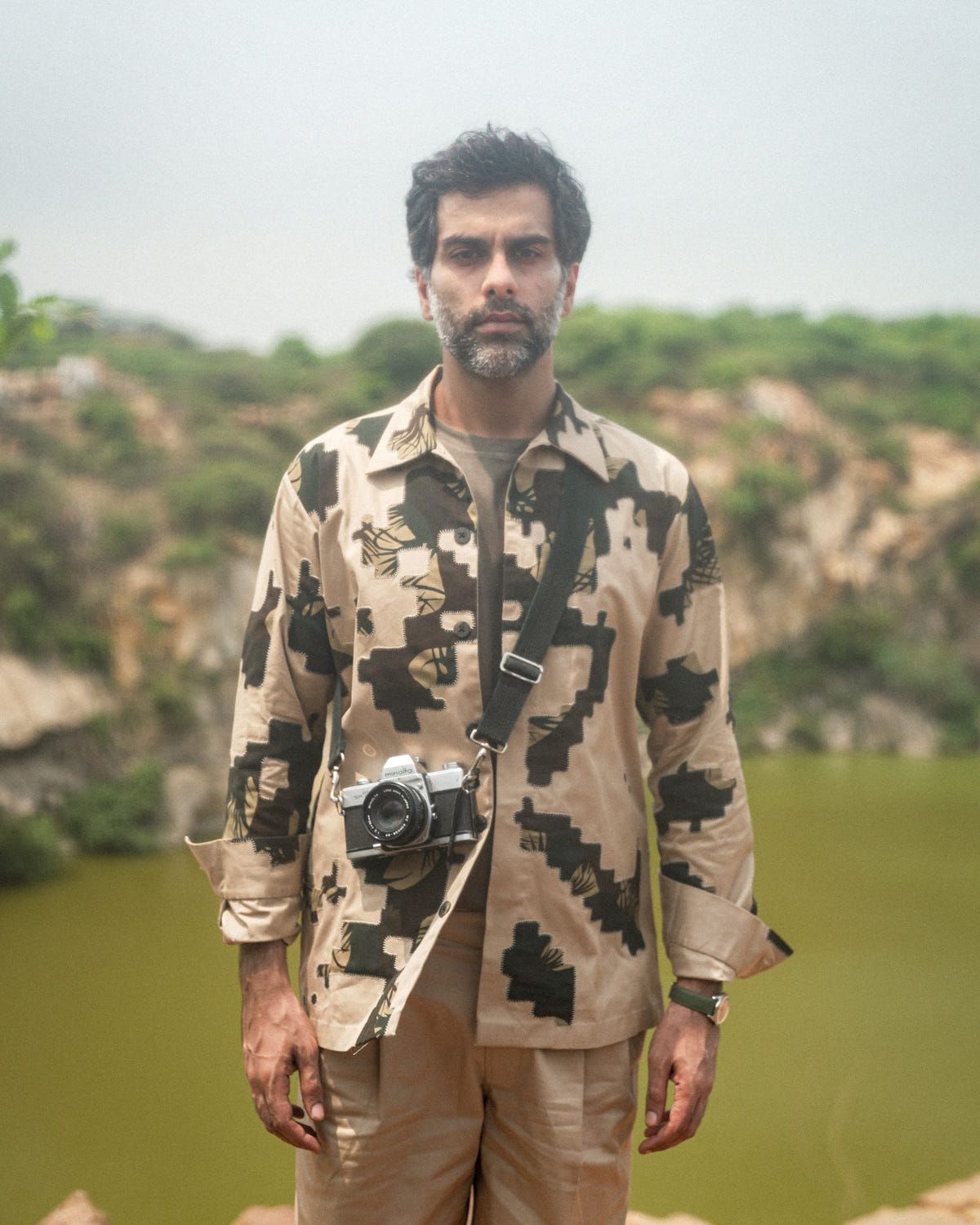 Deadstock Camouflage Appliqué Jacket - image 1