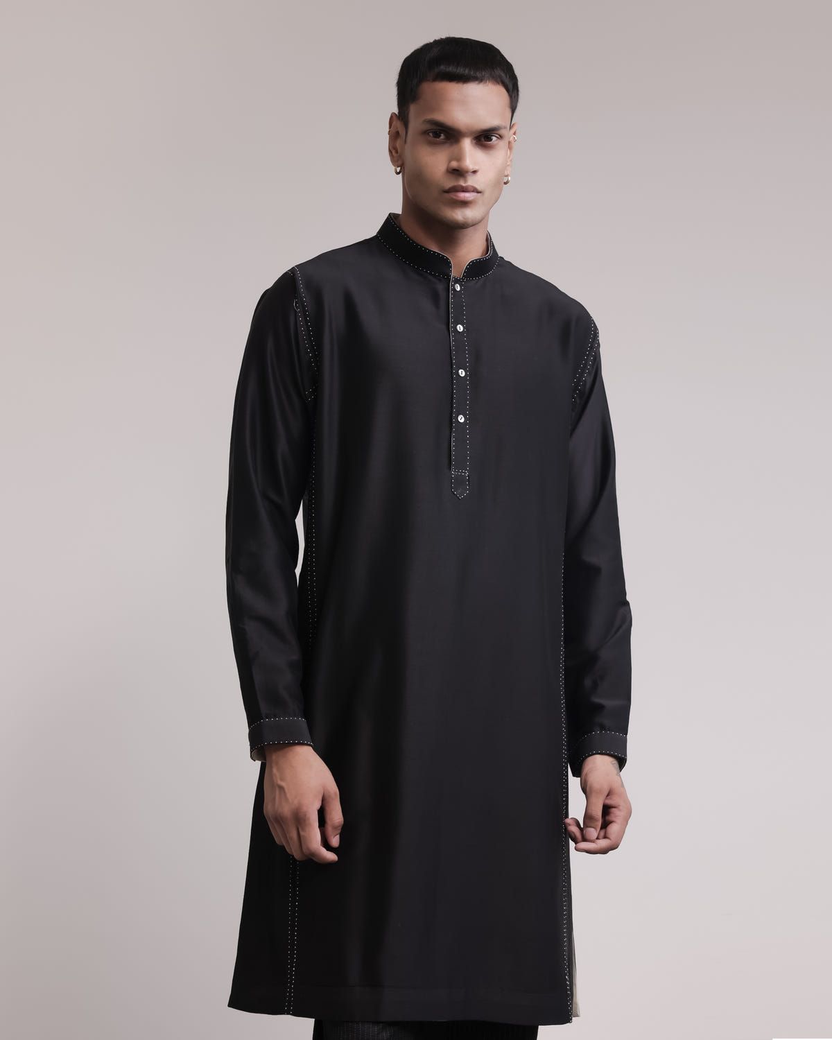 Classic Panelled Kurta Set - image 3