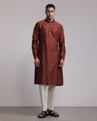 Urban Fossil Outline Kurta Set view 1
