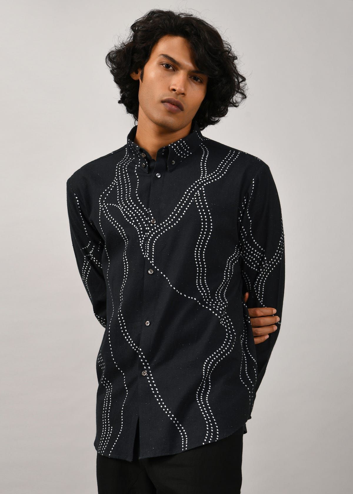 Constellation Print Shirt - image 1
