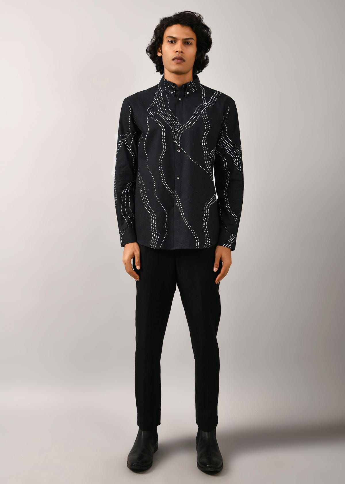 Constellation Print Shirt - image 2