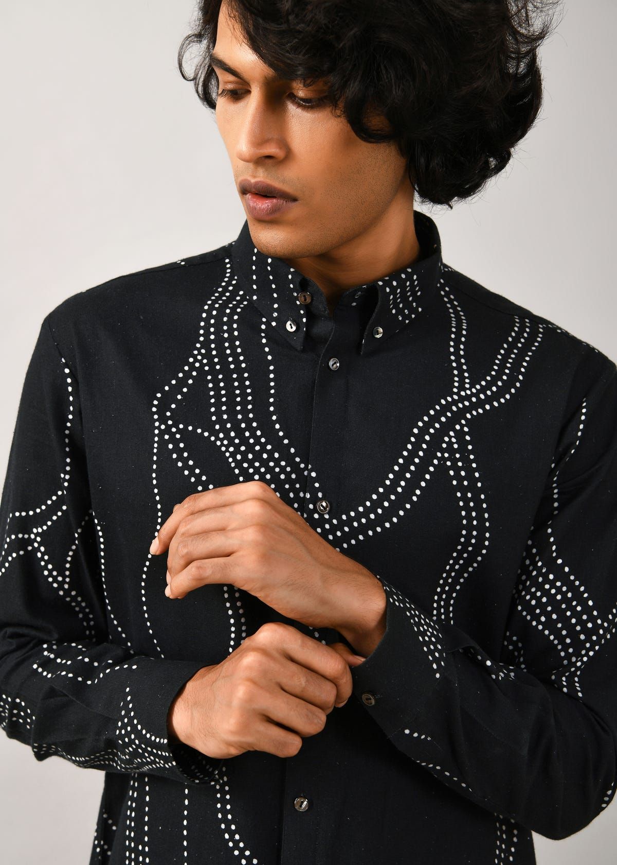 Constellation Print Shirt - image 3