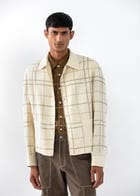 MILITARY PLAID JACKET view 1