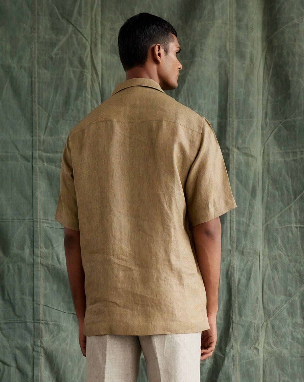 Hand Knit Pocket Half Shirt - image 2