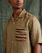Hand Knit Pocket Half Shirt view 3