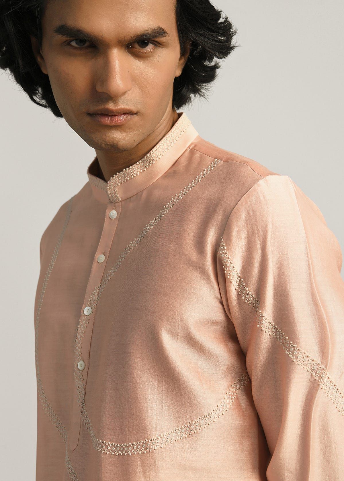 Coil Hand Emb Kurta Set - image 4