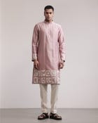 Urban Fossil Patchwork Kurta Set view 1