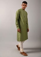 Morse Code Yoke Kurta Set view 1