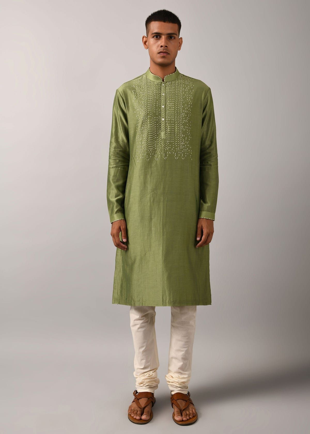 Morse Code Yoke Kurta Set - image 2