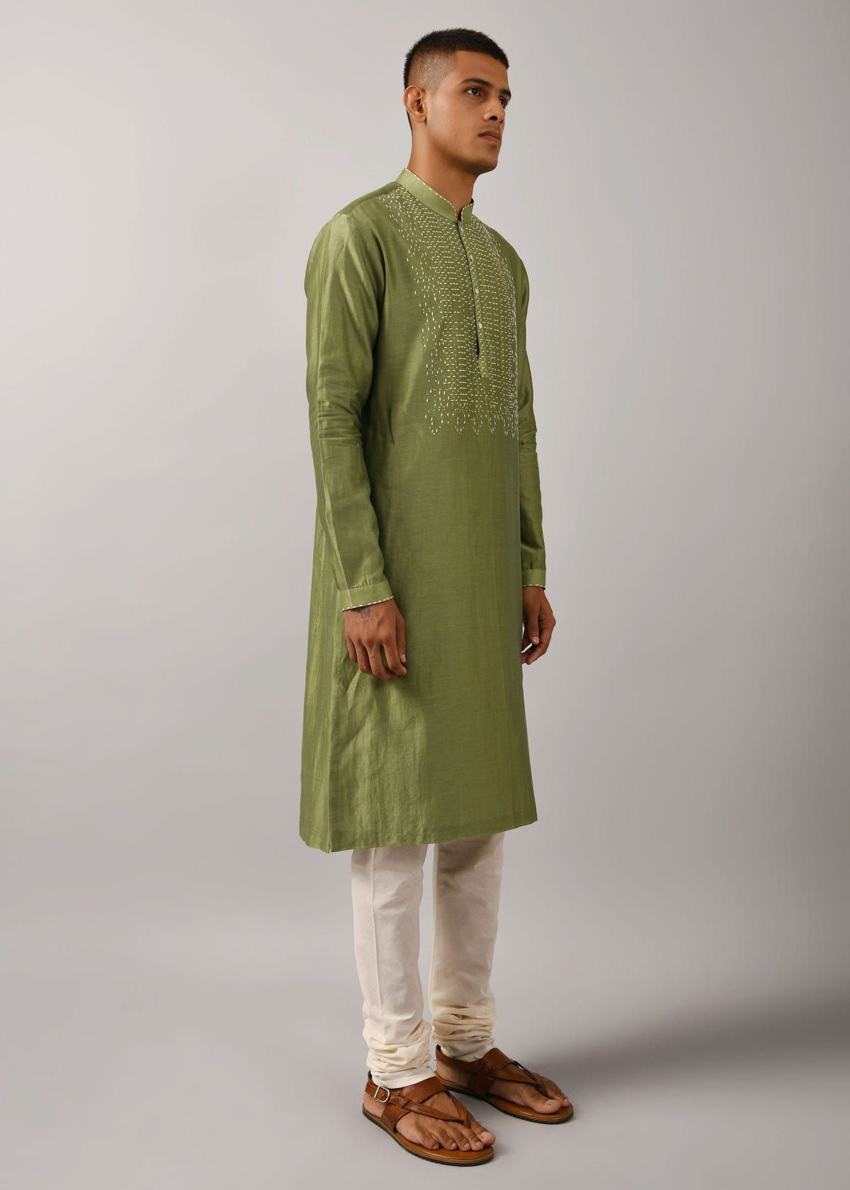 Morse Code Yoke Kurta Set - image 3