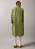 Morse Code Yoke Kurta Set view 4