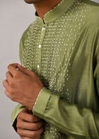 Morse Code Yoke Kurta Set view 5