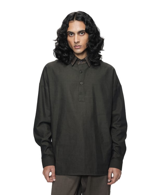 Countrymade India — Half- Placket Work Shirt
