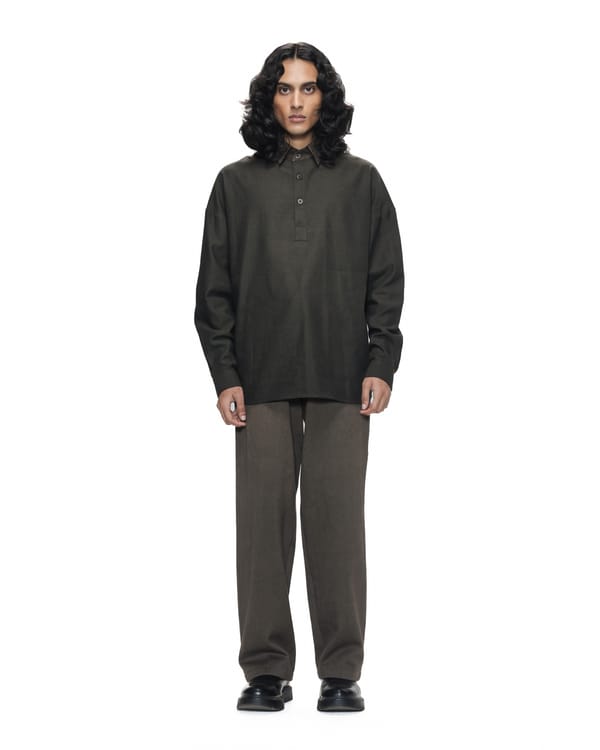 Countrymade India — Half- Placket Work Shirt