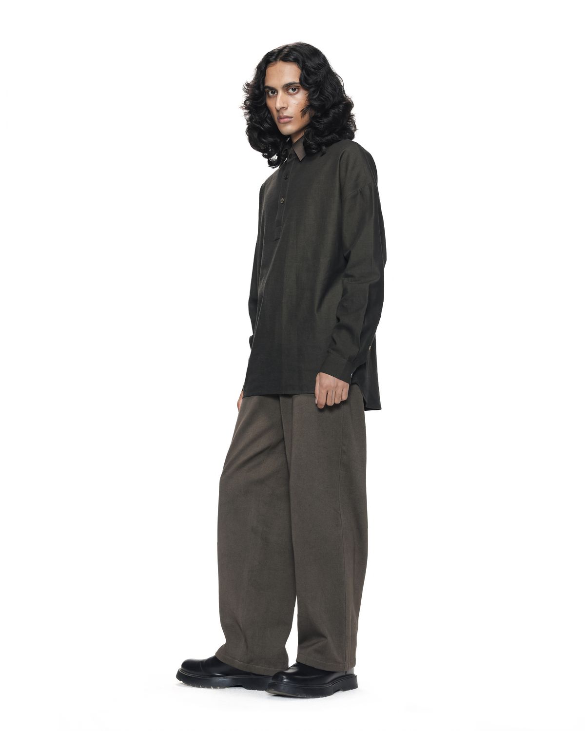 Half- Placket Work Shirt - image 4