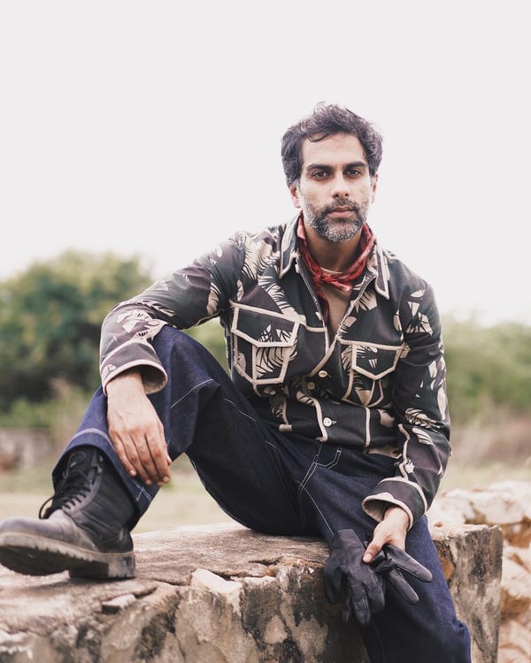 Countrymade India — Deadstock Camouflage Bomber Jacket