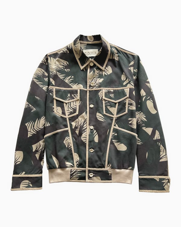 Countrymade India — Deadstock Camouflage Bomber Jacket