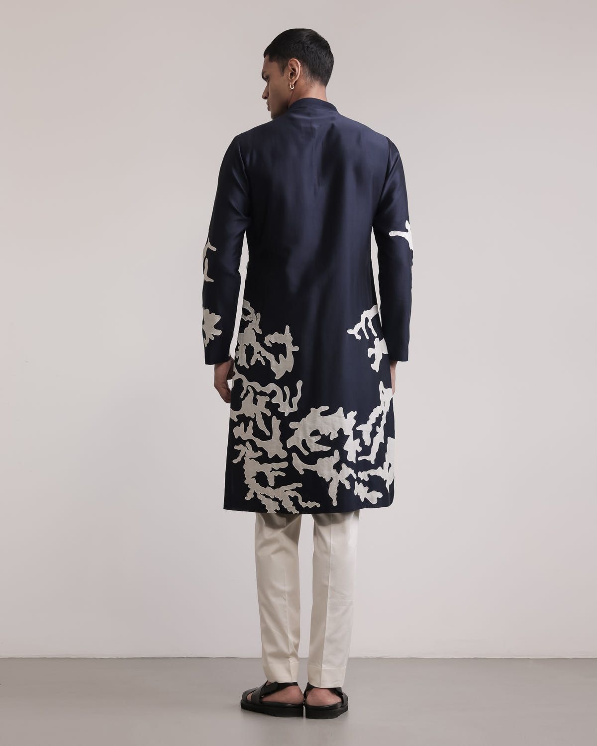 Eroded Camo Applique Kurta Set - image 2