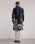 Eroded Camo Applique Kurta Set view 2