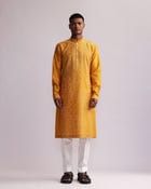 SHADOW BLOCK KURTA SET view 1