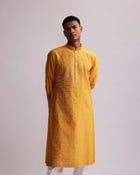 SHADOW BLOCK KURTA SET view 3