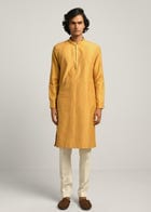 Hexa Dots hand Emb kurta Set view 2