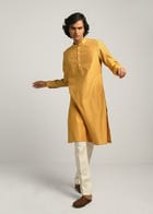 Hexa Dots hand Emb kurta Set view 4