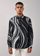Airborne Strokes Print Shirt view 1