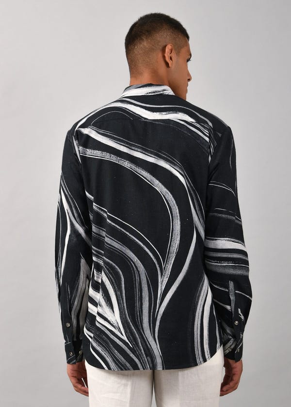 Countrymade India — Airborne Strokes Print Shirt