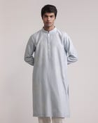 Residual Scattered Stitches Kurta Set view 3