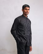 Urban noir patch shirt view 2