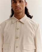 Artisan Denim Ribbed Bomber view 3