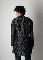 Printed Silk Short Kurta view 2