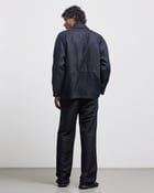 BLACK FAUX BUTTONHOLE WORKWEAR JACKET view 3