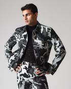 Camouflage Shadow Denim Jacket view 1
