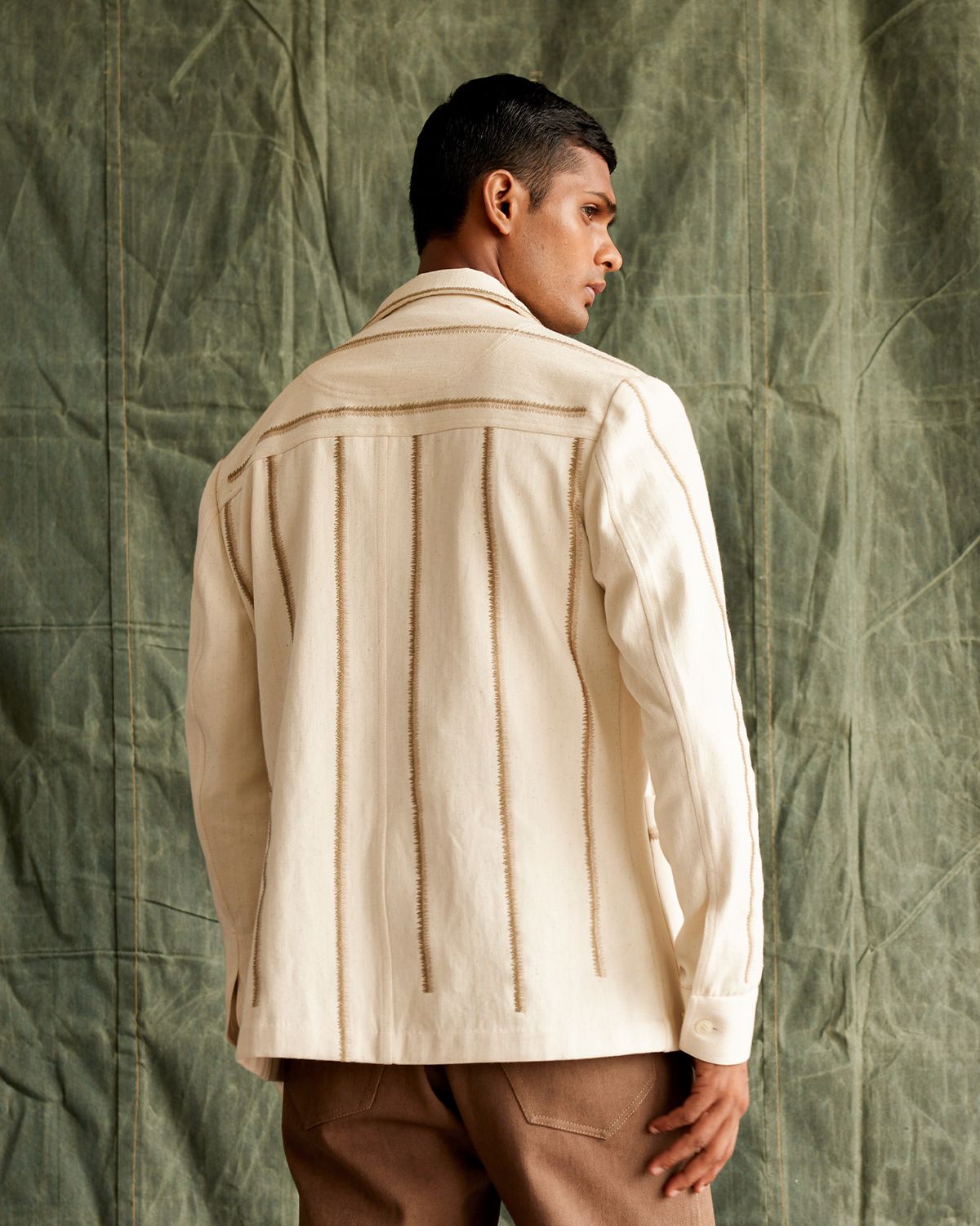 Barbed Line Overshirt - image 2
