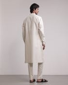 Residual Stitches Linear Kurta Set view 2