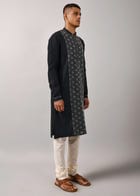Dhruvtara Embroidered Kurta Set view 3