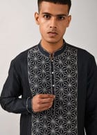 Dhruvtara Embroidered Kurta Set view 4