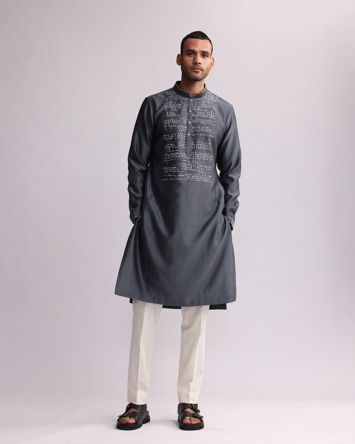 ASEMIC YOKE KURTA SET - image 1