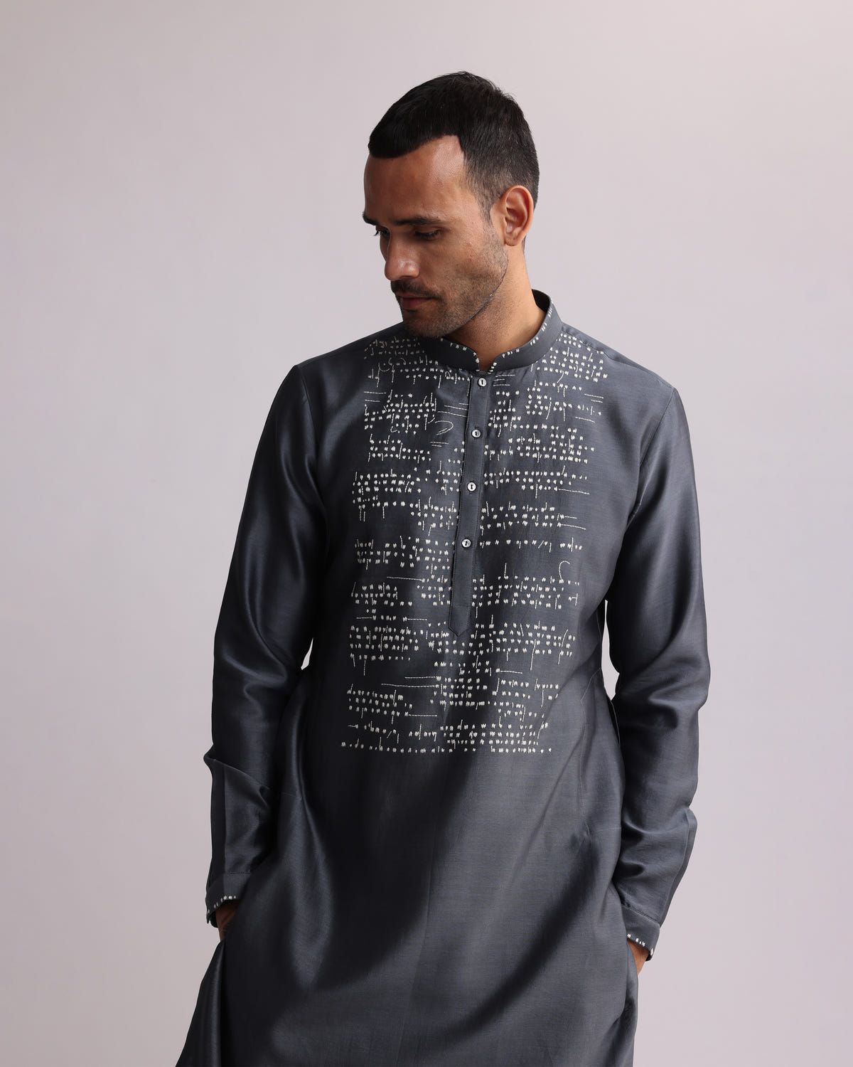ASEMIC YOKE KURTA SET - image 3