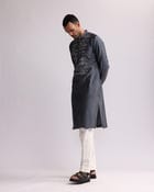 ASEMIC YOKE KURTA SET view 4