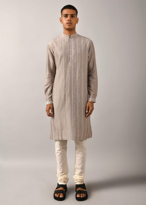 Countrymade India — Contrail Hand Embroidered Kurta Set