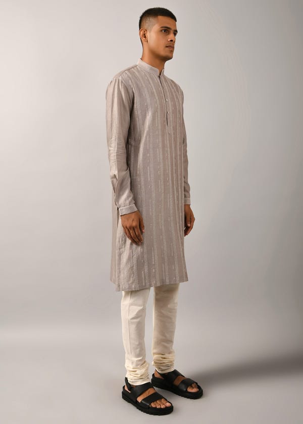 Countrymade India — Contrail Hand Embroidered Kurta Set