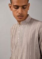 Contrail Hand Embroidered Kurta Set view 5